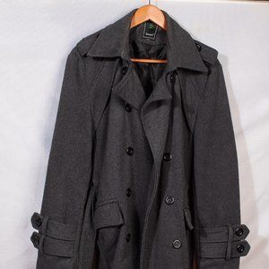 Zacard - Men's Small Winter Coat Dark Grey-Black